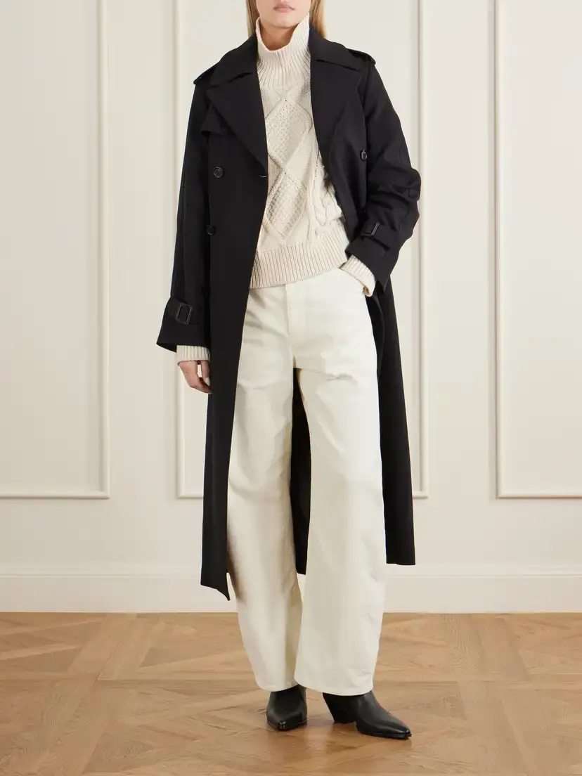 Nili Lotan Marin Wool-blend Twill Trench Coat | Thumbnail 2