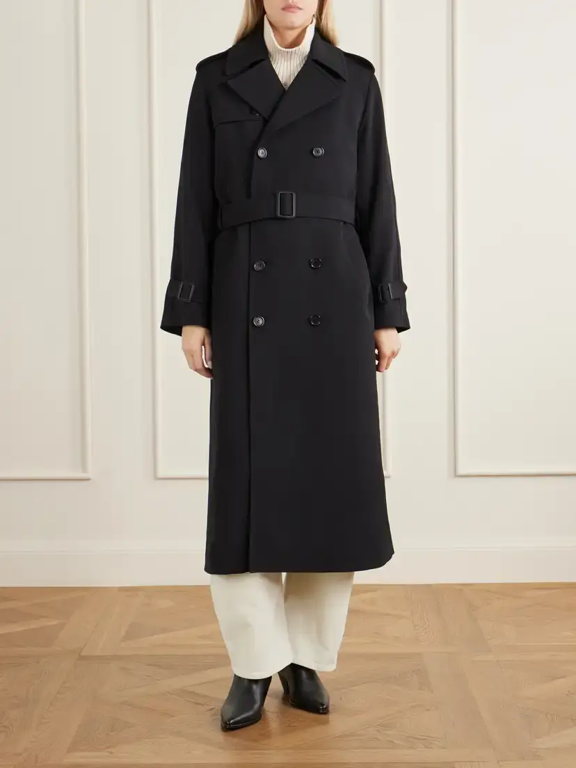 Nili Lotan Marin Wool-blend Twill Trench Coat | Thumbnail 3
