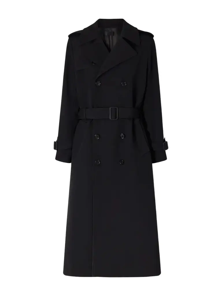 Nili Lotan Marin Wool-blend Twill Trench Coat