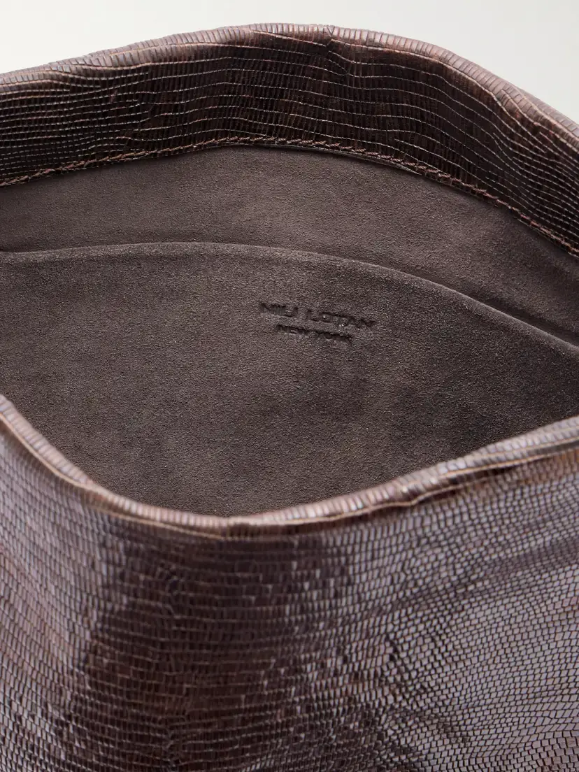 Nili Lotan Jerry Croc-effect Leather Clutch | Thumbnail 6 Nili Lotan Jerry Croc-effect Leather Clutch | Thumbnail 6