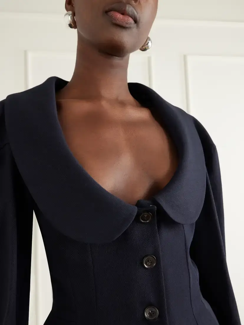 Vivienne Westwood Bergere Cotton And Wool-blend Blazer - Blue | Thumbnail 5 Vivienne Westwood Bergere Cotton And Wool-blend Blazer - Blue | Thumbnail 5