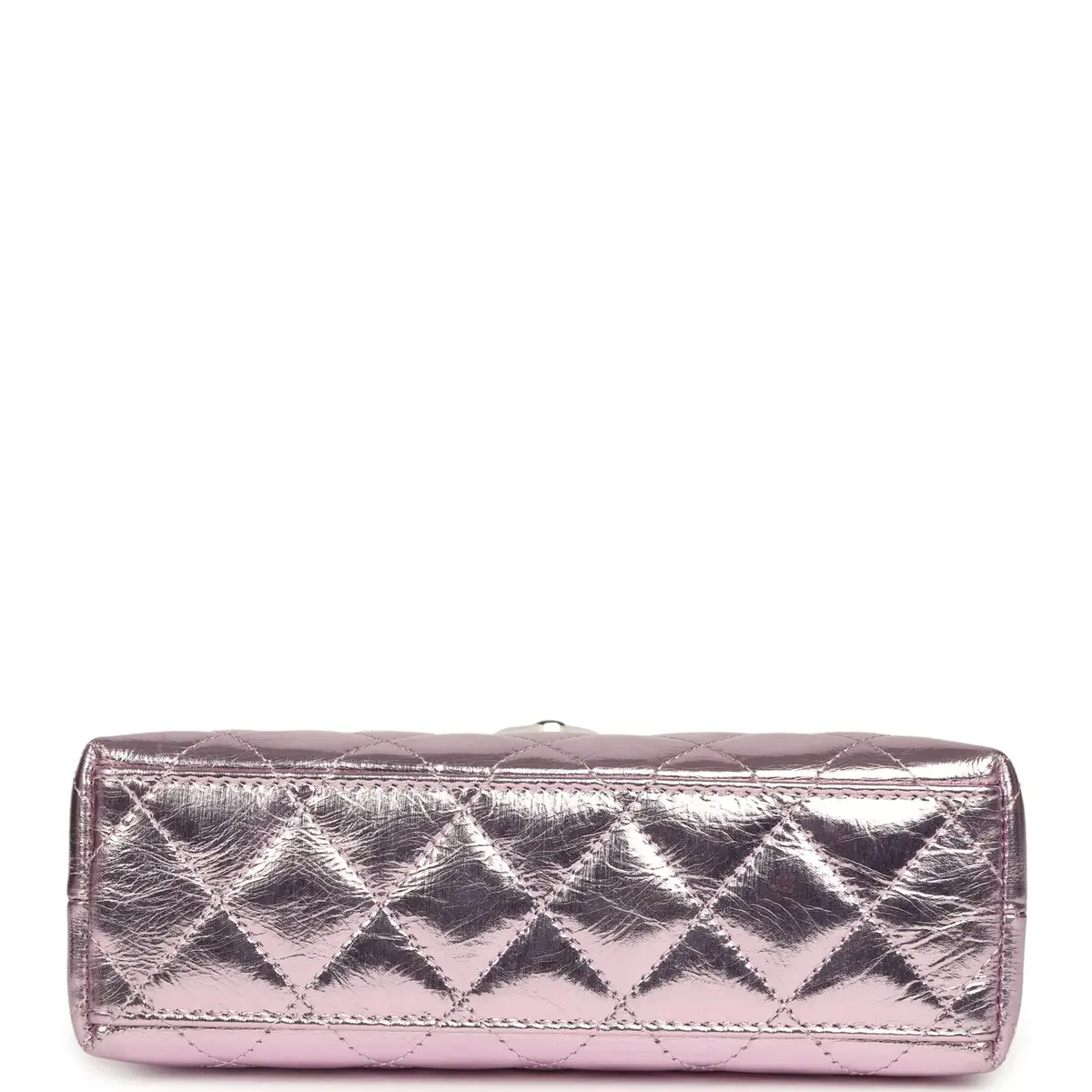 Chanel Chanel Small Kelly Shopper Pink Metallic Calfskin Silver Hardware | Thumbnail 6 Chanel Chanel Small Kelly Shopper Pink Metallic Calfskin Silver Hardware | Thumbnail 6