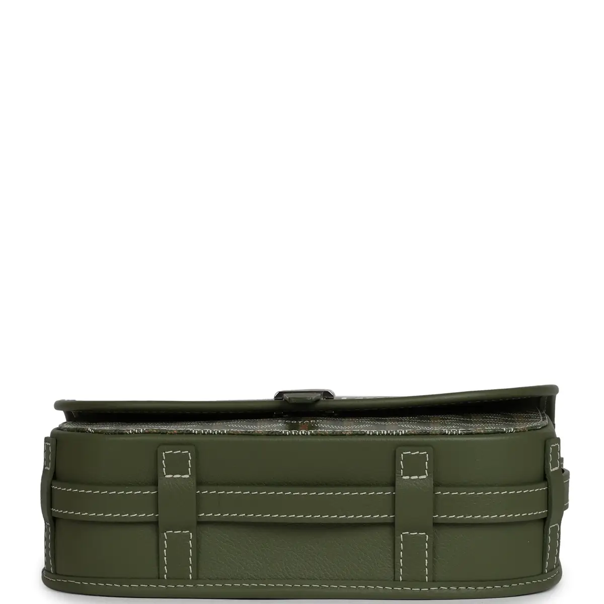 goyard Goyard Goyardine Khaki Belvedere PM Palladium Hardware | Thumbnail 6 goyard Goyard Goyardine Khaki Belvedere PM Palladium Hardware | Thumbnail 6
