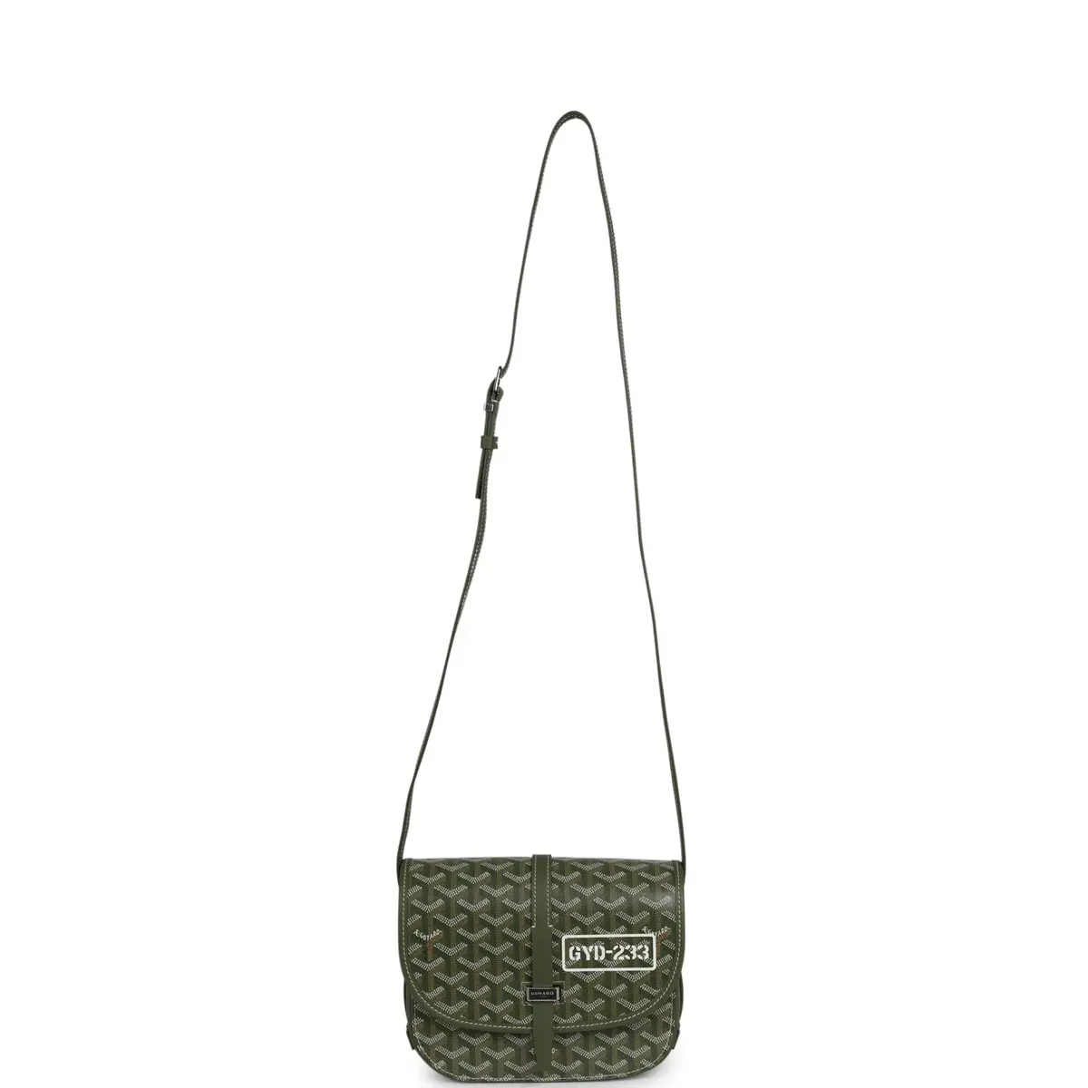 goyard Goyard Goyardine Khaki Belvedere PM Palladium Hardware | Thumbnail 7 goyard Goyard Goyardine Khaki Belvedere PM Palladium Hardware | Thumbnail 7