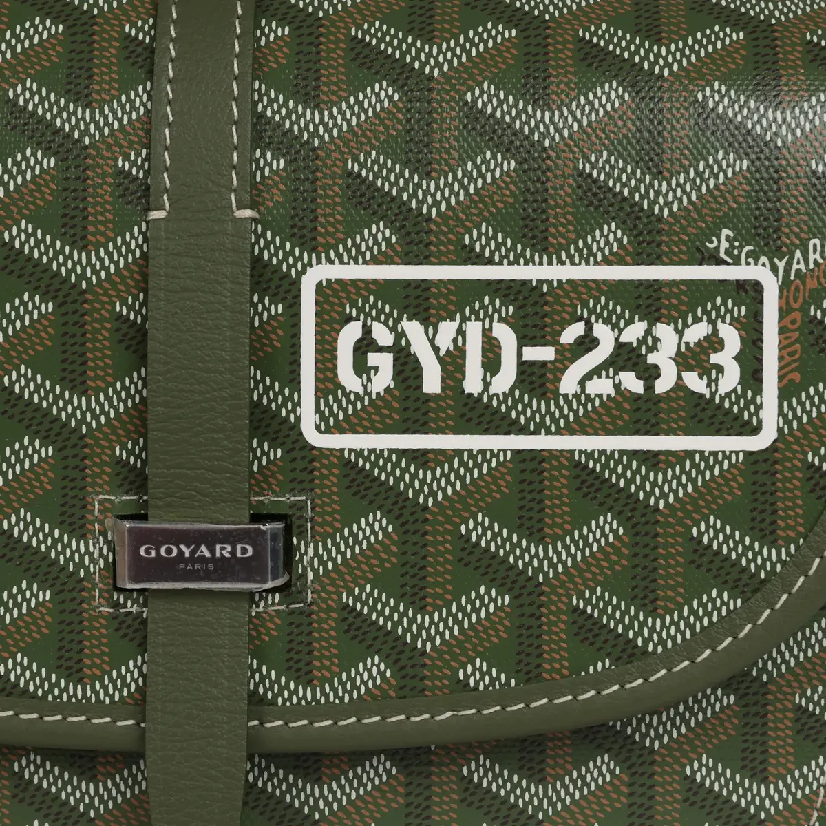 goyard Goyard Goyardine Khaki Belvedere PM Palladium Hardware | Thumbnail 8 goyard Goyard Goyardine Khaki Belvedere PM Palladium Hardware | Thumbnail 8