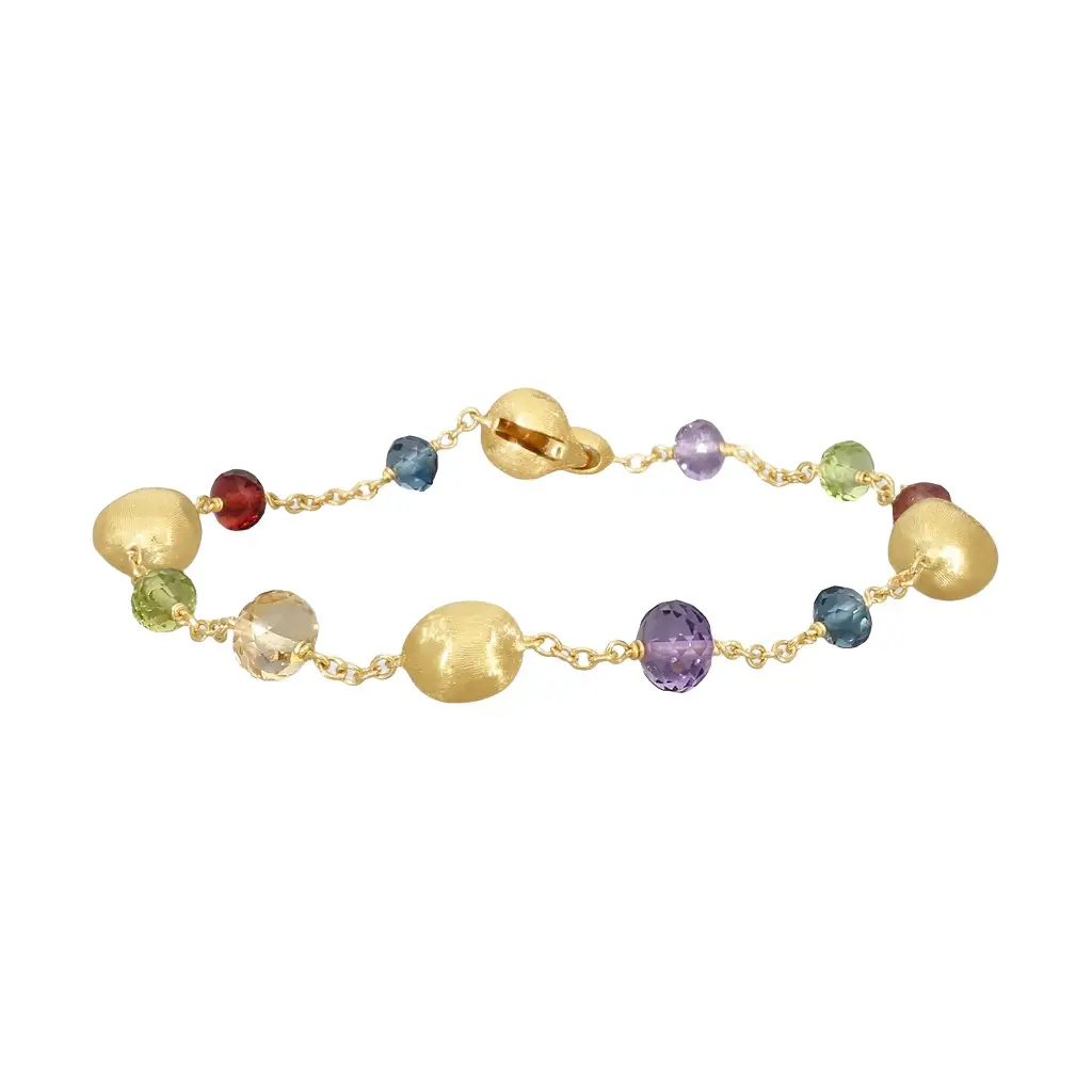 MARCO BICEGO Marco Bicego Africa Multi-Gemstone 18K Yellow Gold Bracelet by The Solist | Image 1 MARCO BICEGO Marco Bicego Africa Multi-Gemstone 18K Yellow Gold Bracelet by The Solist | Image 1