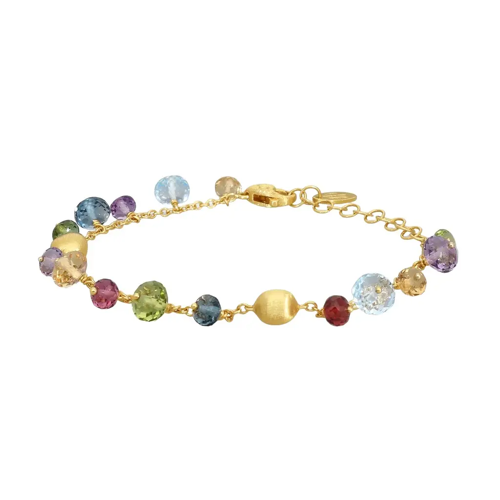 MARCO BICEGO Marco Bicego Africa Multi-Gemstone 18K Yellow Gold Bracelet by The Solist | Image 1 MARCO BICEGO Marco Bicego Africa Multi-Gemstone 18K Yellow Gold Bracelet by The Solist | Image 1