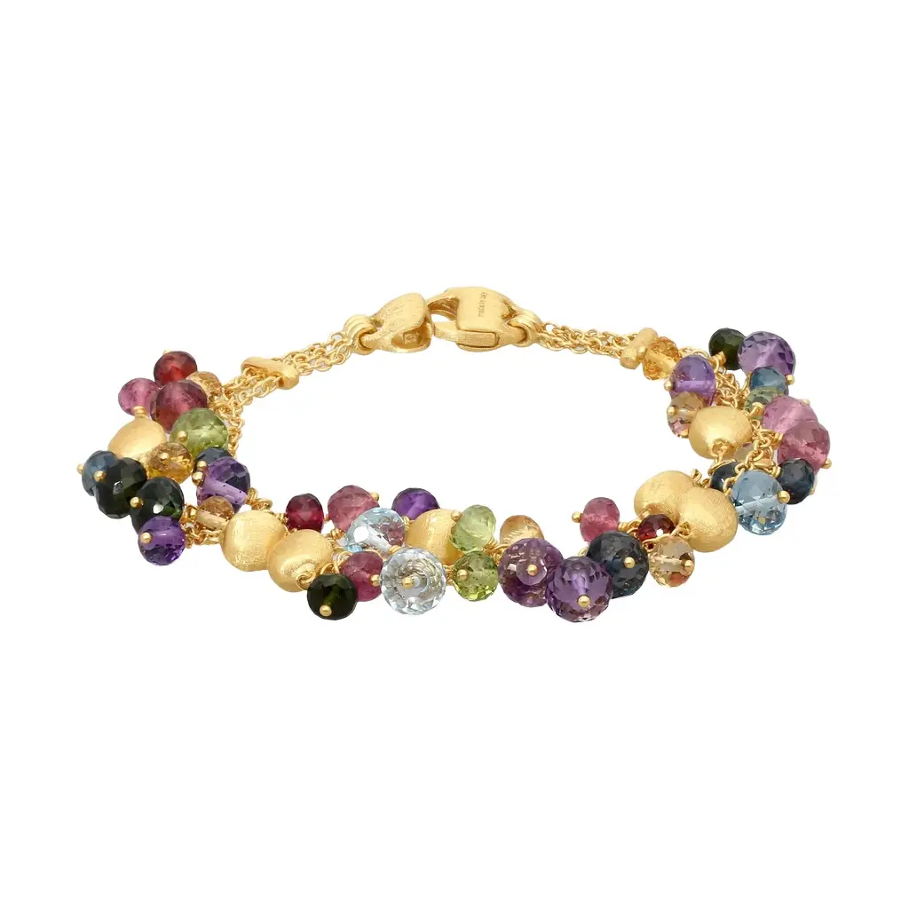 MARCO BICEGO Marco Bicego Africa Multi-Gemstone 18K Yellow Gold Bracelet by The Solist | Image 1 MARCO BICEGO Marco Bicego Africa Multi-Gemstone 18K Yellow Gold Bracelet by The Solist | Image 1