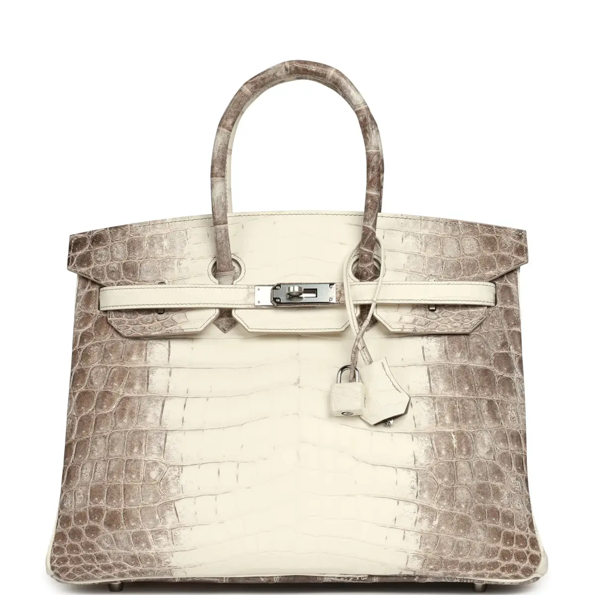 HERMÈS Hermes Birkin 35 Himalaya Niloticus Crocodile Palladium Hardware | Image 1 HERMÈS Hermes Birkin 35 Himalaya Niloticus Crocodile Palladium Hardware | Image 1