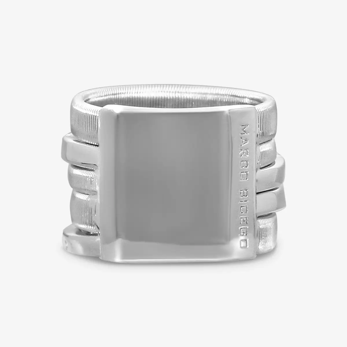MARCO BICEGO Marco Bicego Masai 18K White Gold Diamond 5-Strand Band Ring Sz. 7 by The Solist | Thumbnail 3 MARCO BICEGO Marco Bicego Masai 18K White Gold Diamond 5-Strand Band Ring Sz. 7 by The Solist | Thumbnail 3