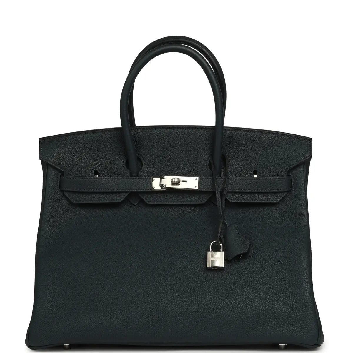 HERMÈS Hermes Birkin 35 Vert Rousseau Togo Palladium Hardware | Image 1 HERMÈS Hermes Birkin 35 Vert Rousseau Togo Palladium Hardware | Image 1
