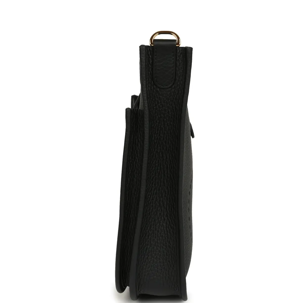 HERMÈS Hermes Evelyne 23 Black Clemence Gold Hardware | Thumbnail 3 HERMÈS Hermes Evelyne 23 Black Clemence Gold Hardware | Thumbnail 3