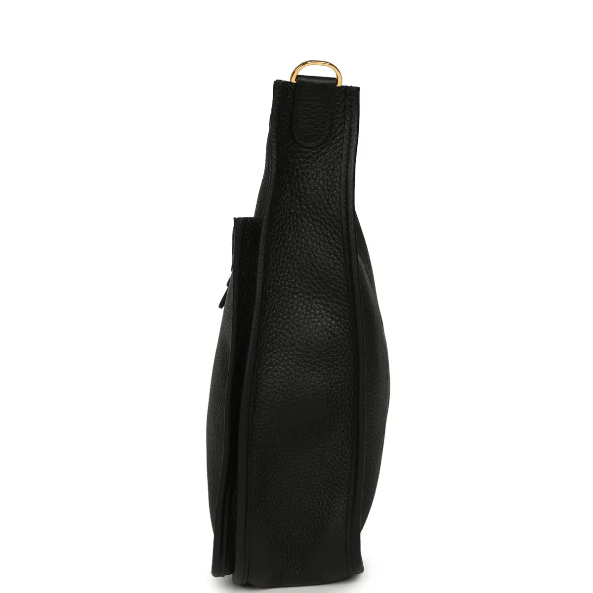 HERMÈS Hermes Evelyne III GM Black Clemence Gold Hardware | Thumbnail 3 HERMÈS Hermes Evelyne III GM Black Clemence Gold Hardware | Thumbnail 3