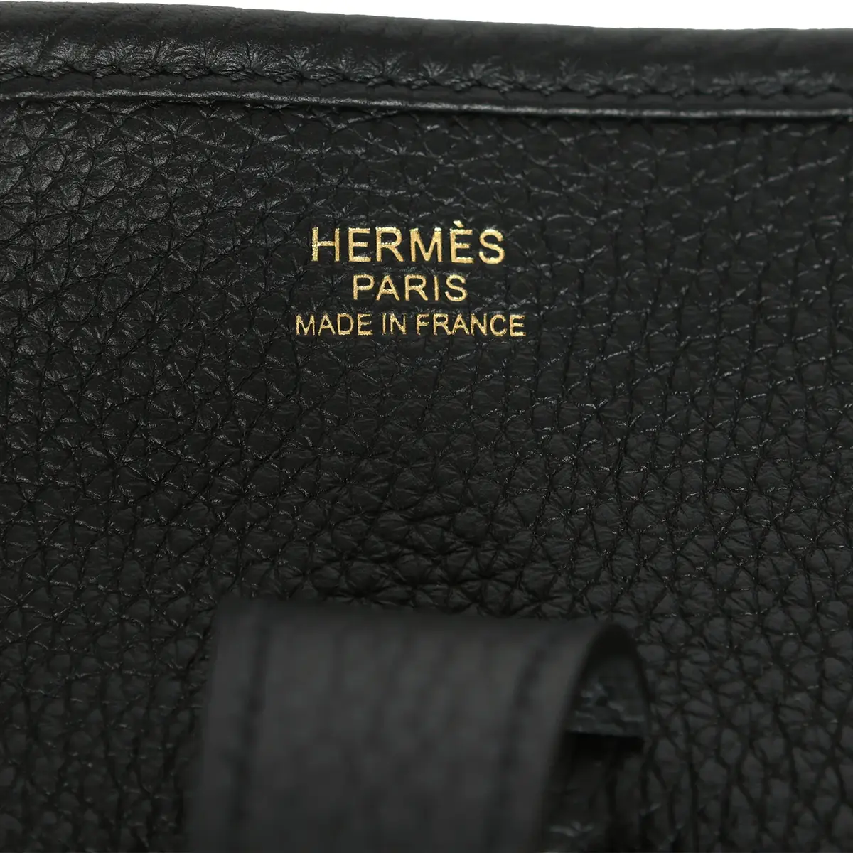 HERMÈS Hermes Evelyne III GM Black Clemence Gold Hardware | Thumbnail 7 HERMÈS Hermes Evelyne III GM Black Clemence Gold Hardware | Thumbnail 7