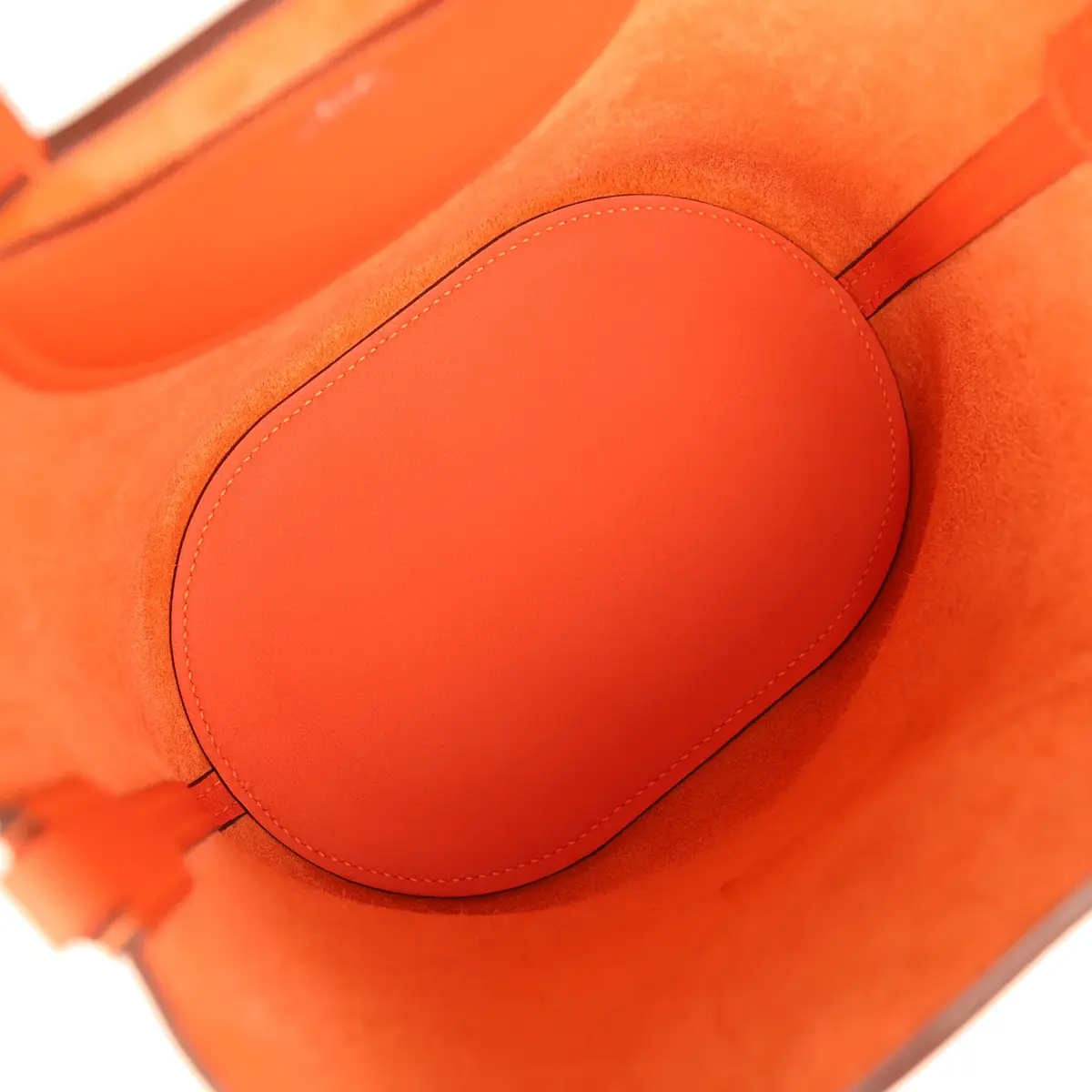 HERMÈS Hermes In-The-Loop 18 Tangerine Clemence, Swift Palladium Hardware | Thumbnail 8 HERMÈS Hermes In-The-Loop 18 Tangerine Clemence, Swift Palladium Hardware | Thumbnail 8