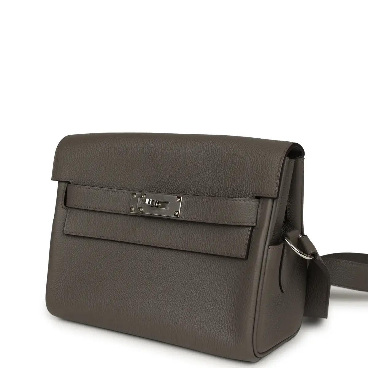 HERMÈS Hermes Kelly Messenger PM Etain Togo Palladium Hardware | Thumbnail 5