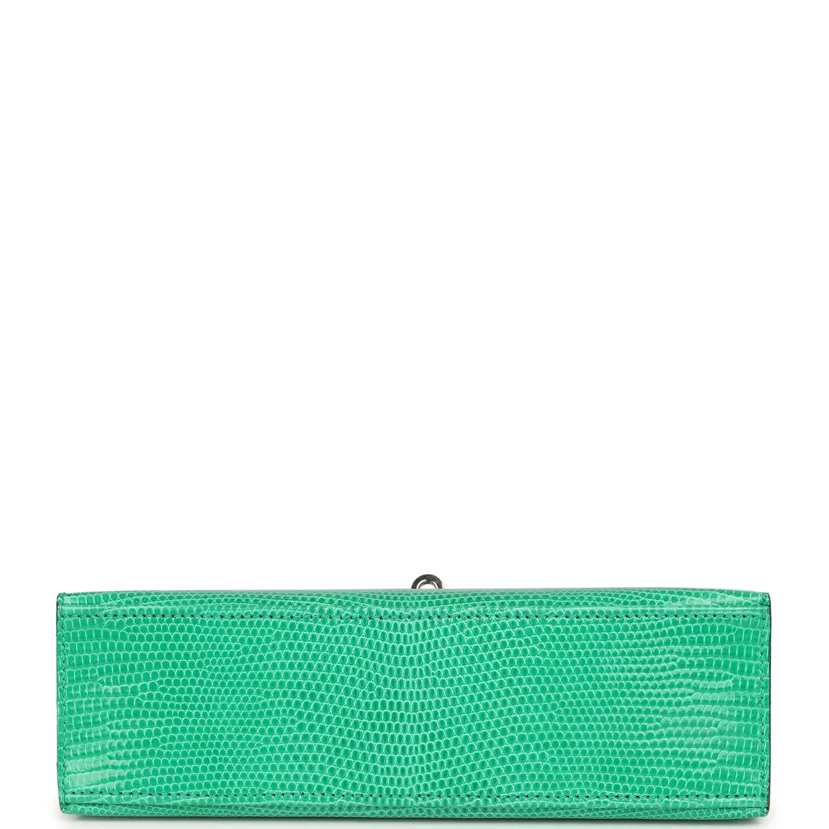 HERMÈS Hermes Kelly Pochette Menthe Varanus Niloticus Lizard Palladium Hardware | Thumbnail 6 HERMÈS Hermes Kelly Pochette Menthe Varanus Niloticus Lizard Palladium Hardware | Thumbnail 6