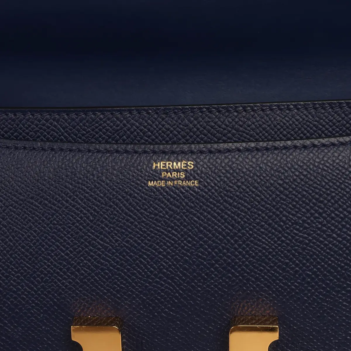 HERMÈS Pre-owned Hermes Constance Elan Bleu Indigo Epsom Gold Hardware | Thumbnail 8 HERMÈS Pre-owned Hermes Constance Elan Bleu Indigo Epsom Gold Hardware | Thumbnail 8