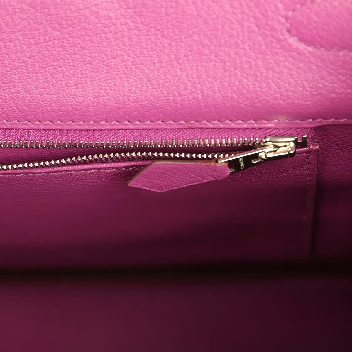 HERMÈS Pre-owned Hermes Special Order (HSS) Birkin 35 Lilac, Cyclamen Chevre Mysore Palladium Hardware | Thumbnail 9 HERMÈS Pre-owned Hermes Special Order (HSS) Birkin 35 Lilac, Cyclamen Chevre Mysore Palladium Hardware | Thumbnail 9