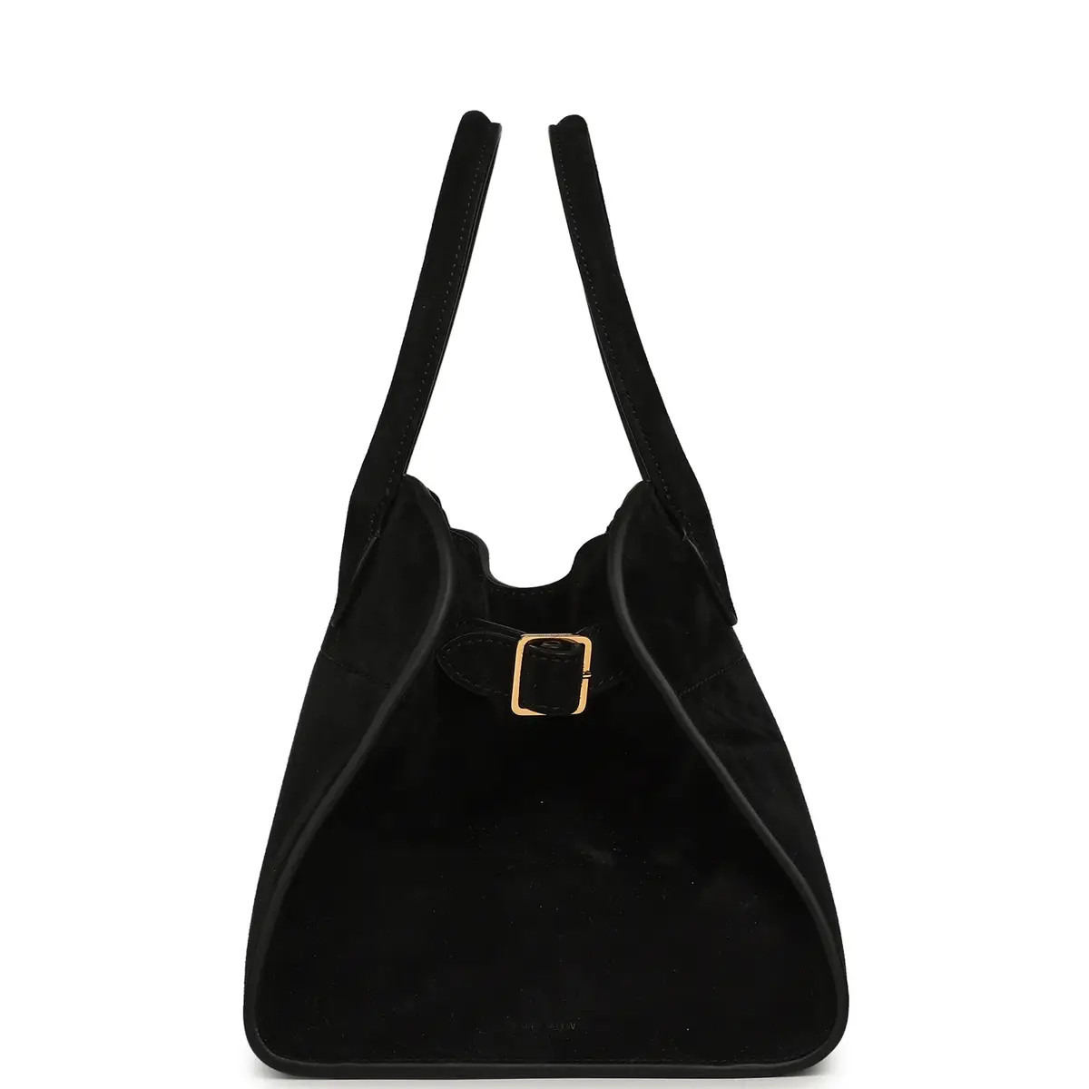 The Row The Row Soft Margaux 10 Bag Black Suede Gold Hardware | Thumbnail 3 The Row The Row Soft Margaux 10 Bag Black Suede Gold Hardware | Thumbnail 3