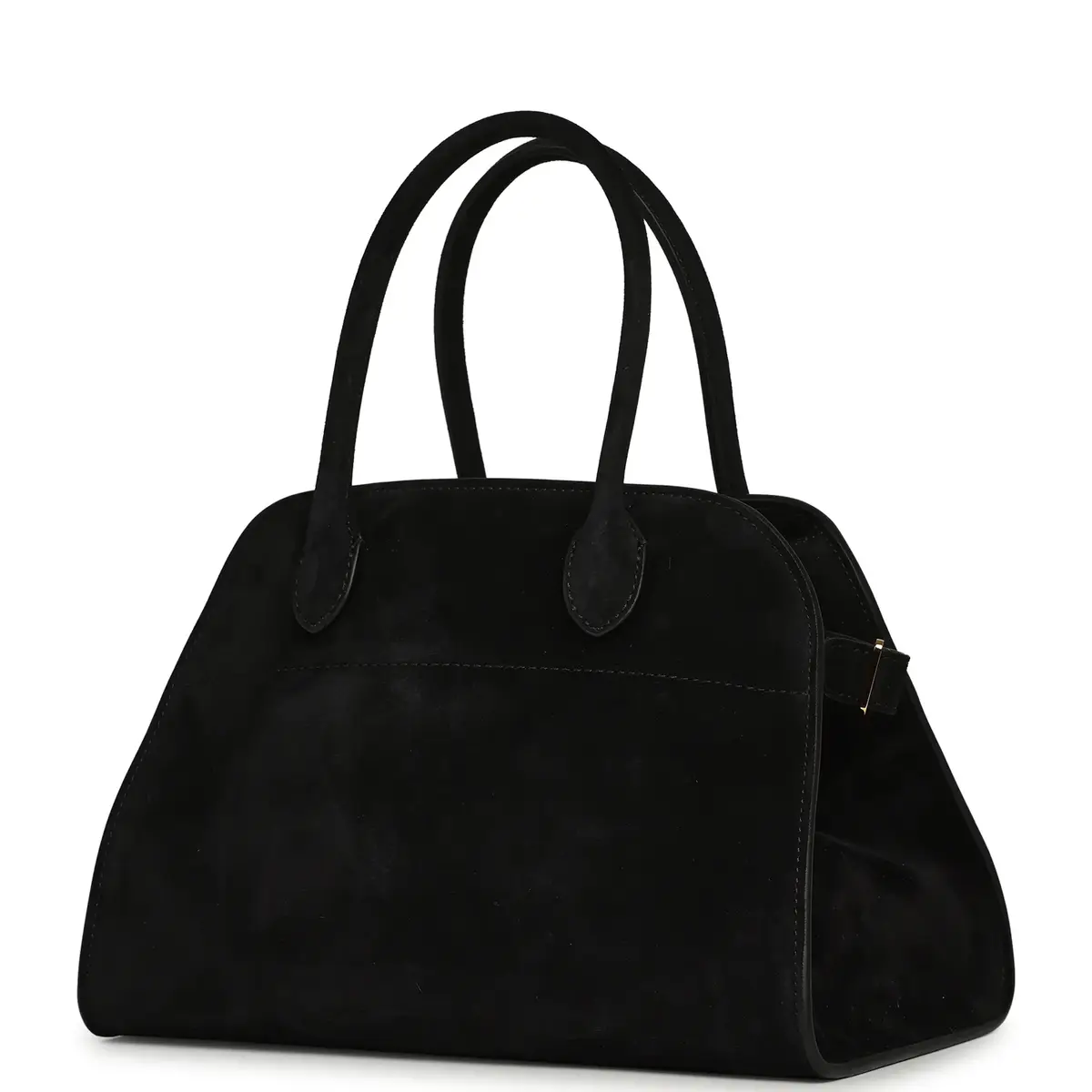 The Row The Row Soft Margaux 10 Bag Black Suede Gold Hardware | Thumbnail 5 The Row The Row Soft Margaux 10 Bag Black Suede Gold Hardware | Thumbnail 5