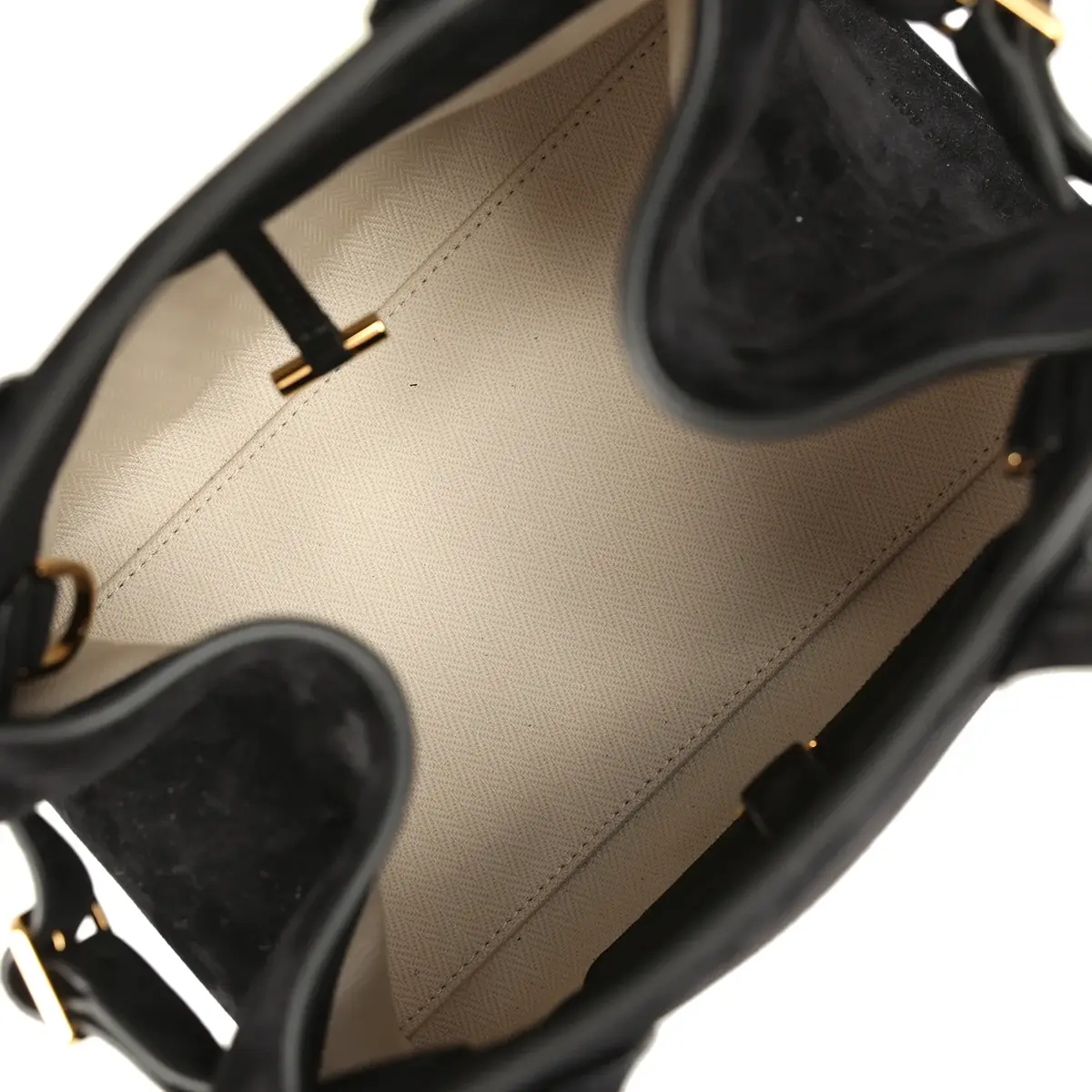 The Row The Row Soft Margaux 10 Bag Black Suede Gold Hardware | Thumbnail 8 The Row The Row Soft Margaux 10 Bag Black Suede Gold Hardware | Thumbnail 8