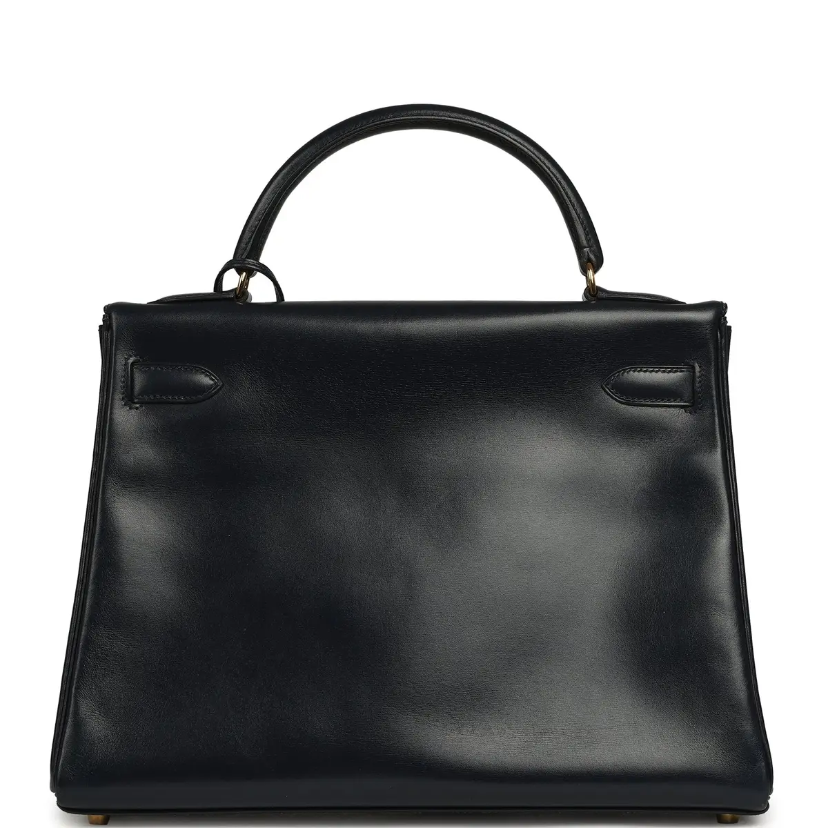 HERMÈS Vintage Hermes Kelly Sellier 32 Bleu Indigo Box Gold Hardware | Thumbnail 5 HERMÈS Vintage Hermes Kelly Sellier 32 Bleu Indigo Box Gold Hardware | Thumbnail 5