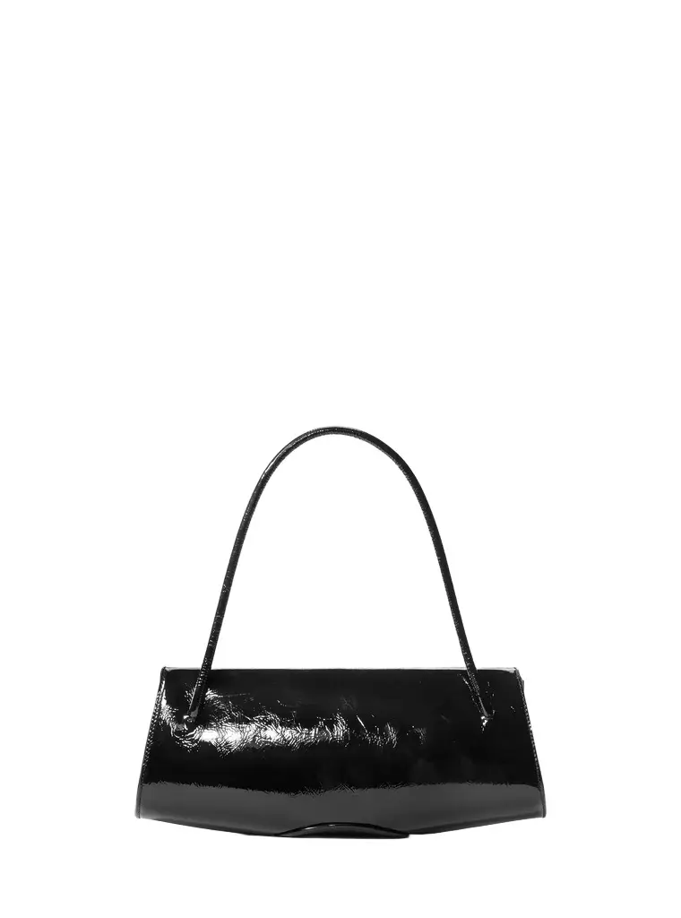 Michael Kors Collection Anna Slim Patent Leather Frame Bag | Image 1 Michael Kors Collection Anna Slim Patent Leather Frame Bag | Image 1