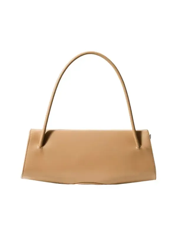 Anna Slim Leather Frame Bag in Natural - One Size by Michael Kors Collection