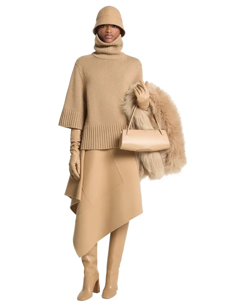 Michael Kors Collection Cashmere Funnel-Neck Sweater | Image 1 Michael Kors Collection Cashmere Funnel-Neck Sweater | Image 1