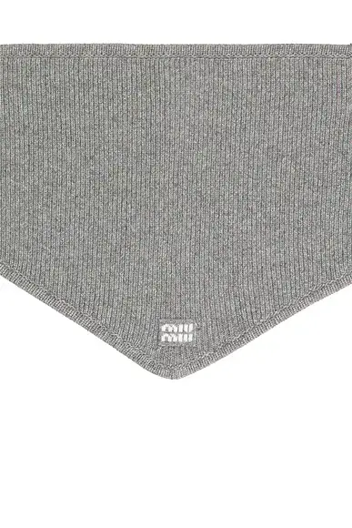 Miu Miu Cashmere Wool Scarf | Thumbnail 4 Miu Miu Cashmere Wool Scarf | Thumbnail 4