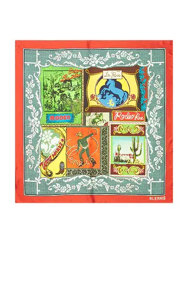 ALÉMAIS Ace Silk Scarf | Thumbnail 2 ALÉMAIS Ace Silk Scarf | Thumbnail 2