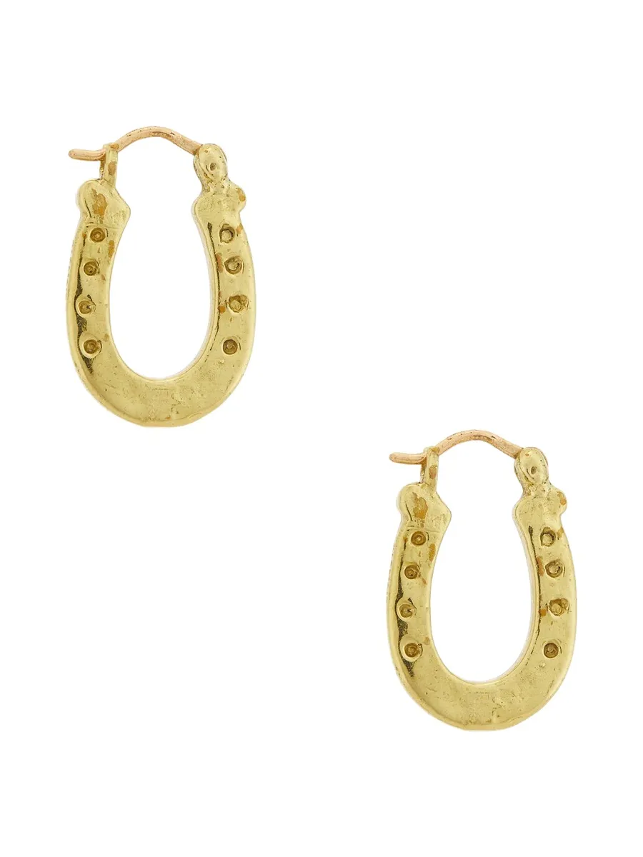 ALÉMAIS Django Horseshoe Stud Earrings