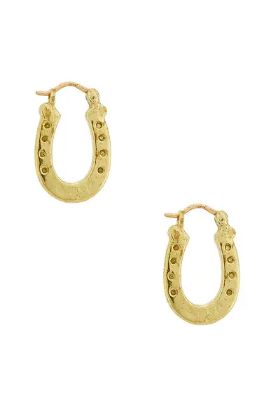 Alemais Django Horseshoe Stud Earrings | Image 1 Alemais Django Horseshoe Stud Earrings | Image 1
