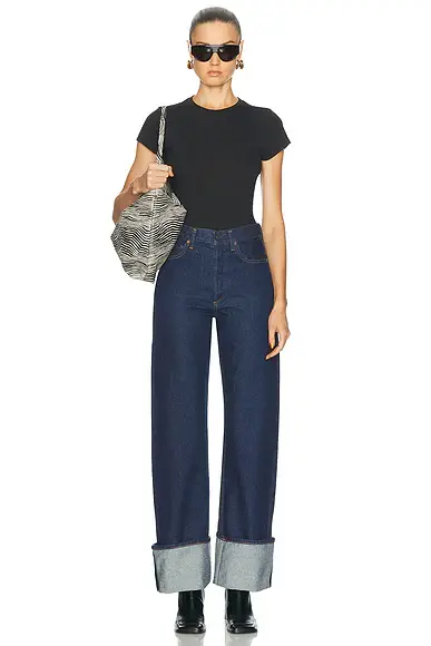 RE/DONE 60s Slim Tee Bodysuit | Thumbnail 5 RE/DONE 60s Slim Tee Bodysuit | Thumbnail 5