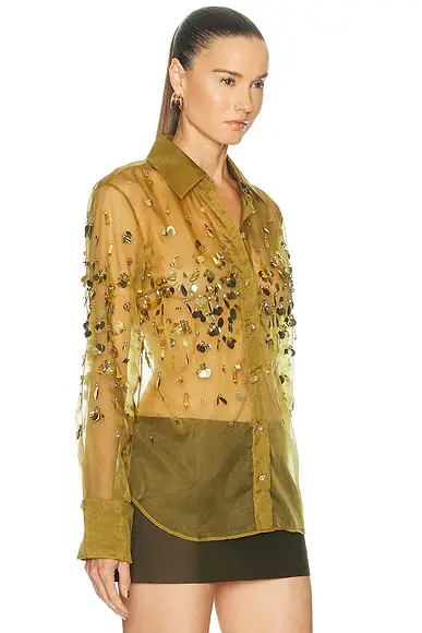 Retrofête Quilly Embroidered Blouse | Thumbnail 2 Retrofête Quilly Embroidered Blouse | Thumbnail 2