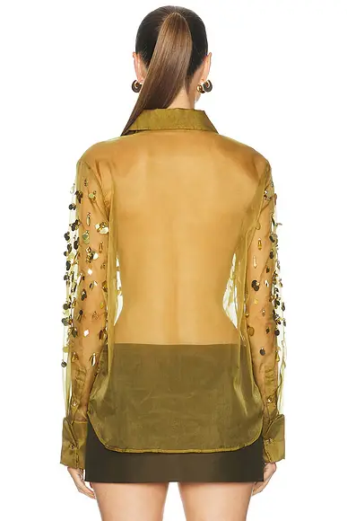 Retrofête Quilly Embroidered Blouse | Thumbnail 3 Retrofête Quilly Embroidered Blouse | Thumbnail 3