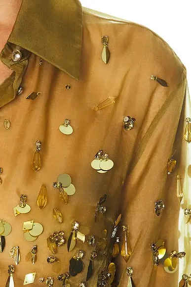 Retrofête Quilly Embroidered Blouse | Thumbnail 5 Retrofête Quilly Embroidered Blouse | Thumbnail 5