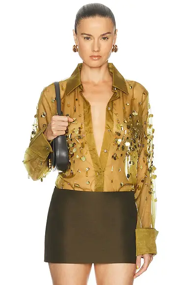 Quilly Embroidered Blouse