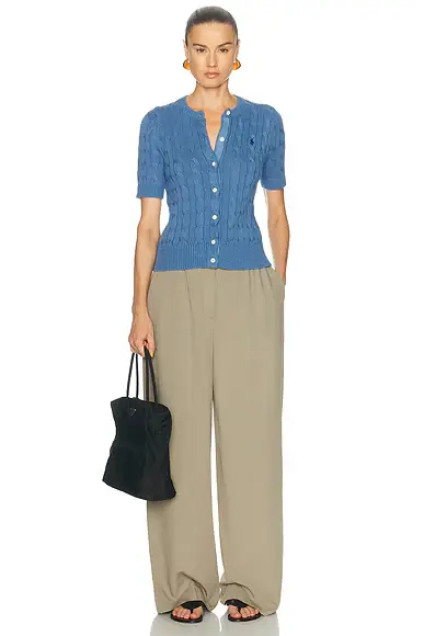 Polo Ralph Lauren Short Sleeve Cardigan | Thumbnail 4 Polo Ralph Lauren Short Sleeve Cardigan | Thumbnail 4