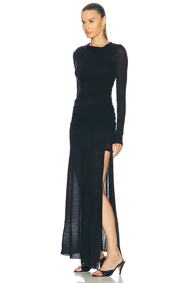 SEV Draped Knit Long Dress | Thumbnail 3 SEV Draped Knit Long Dress | Thumbnail 3