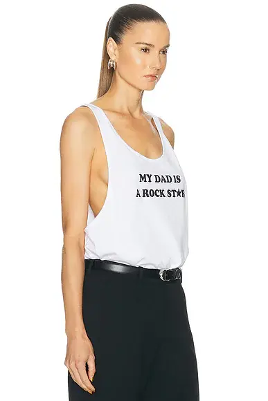 Stella McCartney My Dad Is A Rockstar Tank Top | Thumbnail 2