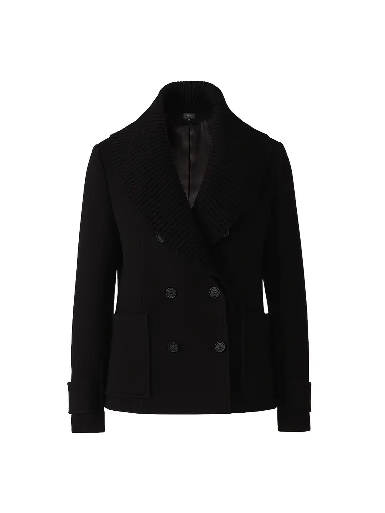 Mackage Women's Danielle Double-Breasted Coat - Black - Size Medium | Image 1 Mackage Women's Danielle Double-Breasted Coat - Black - Size Medium | Image 1