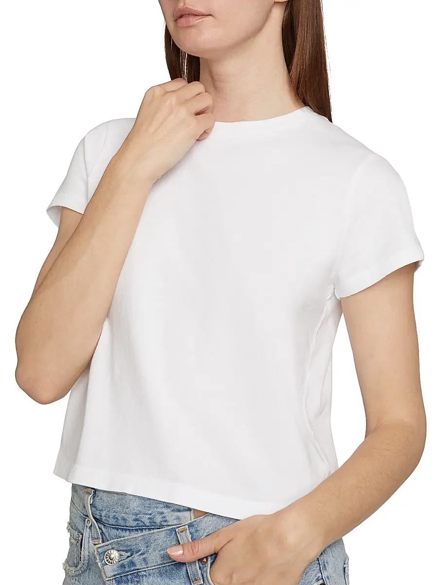 AGOLDE Women's Adine Shrunked T-Shirt | Thumbnail 6 AGOLDE Women's Adine Shrunked T-Shirt | Thumbnail 6