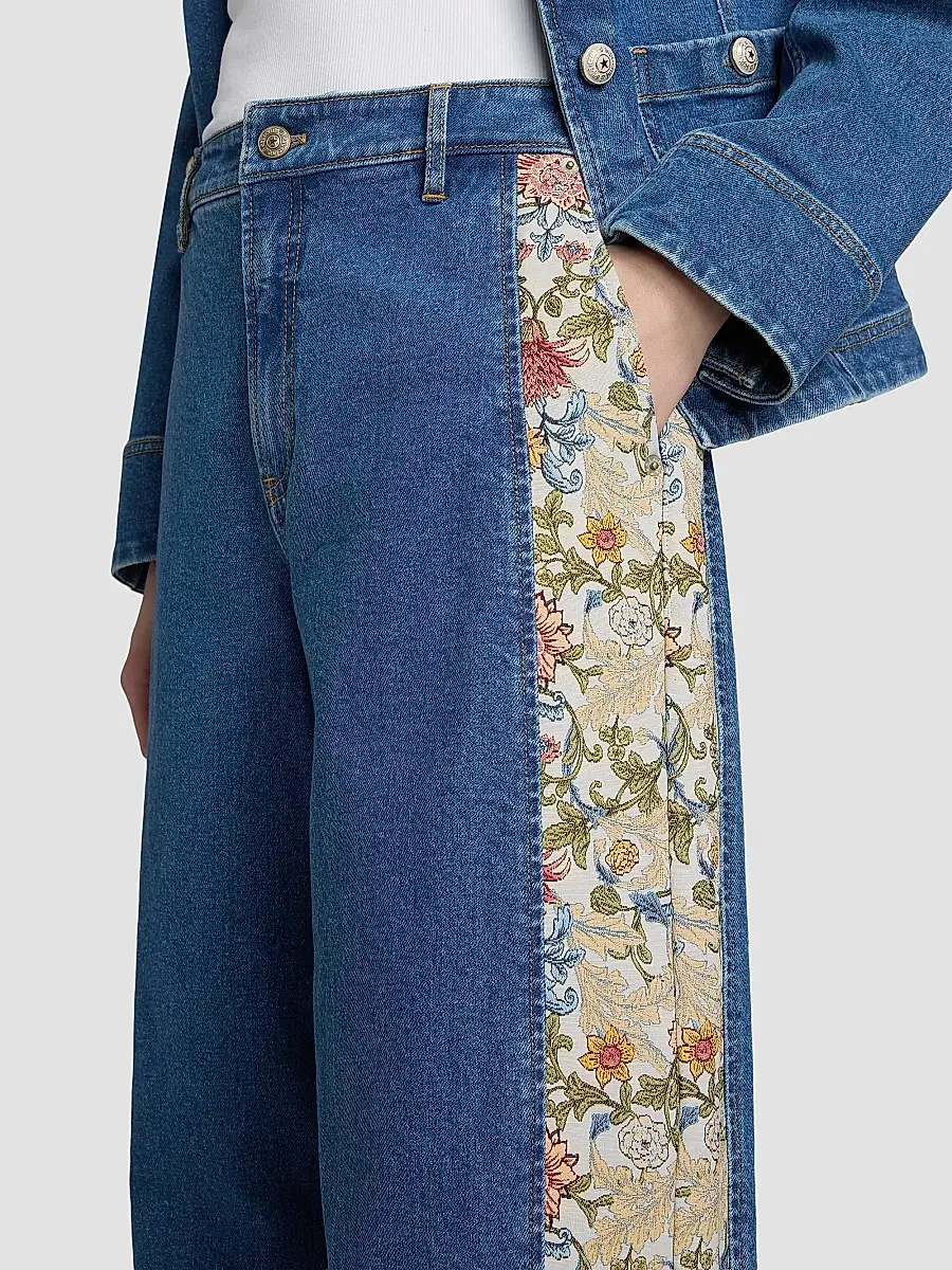 Cinq à Sept Women's Patchwork Zoe Jeans | Thumbnail 6 Cinq à Sept Women's Patchwork Zoe Jeans | Thumbnail 6