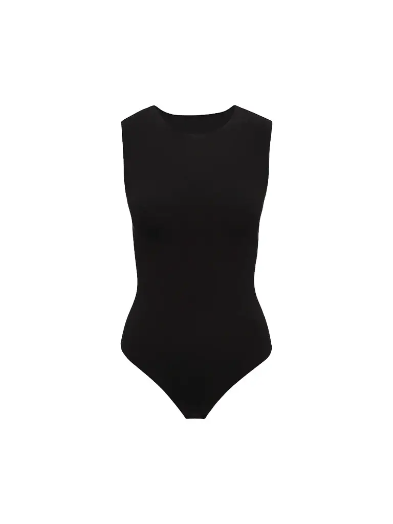 Commando Women's Signature Crewneck Bodysuit - Black | Image 1 Commando Women's Signature Crewneck Bodysuit - Black | Image 1