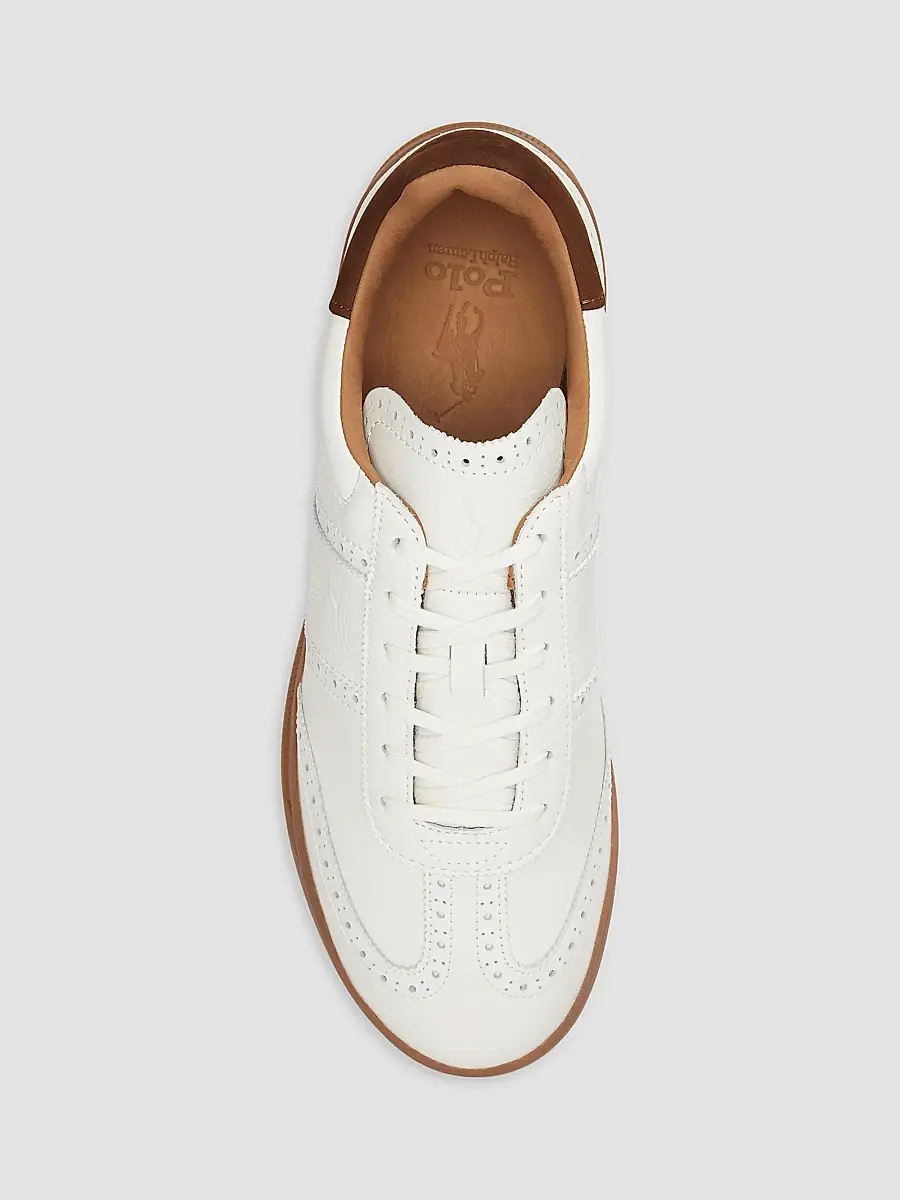 Polo Ralph Lauren Men's Heritage Aera Low-Top Lace-Up Sneakers | Thumbnail 4