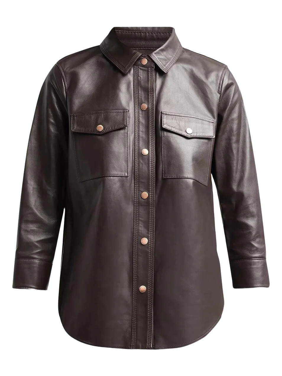 L'Agence Women's Avina Leather Blouse