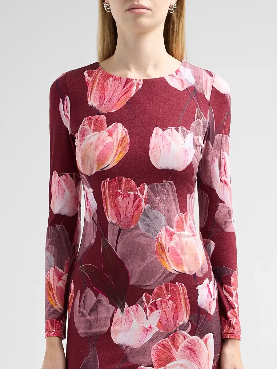 Milly Women's Abbygail Floral Midi Dress | Thumbnail 5 Milly Women's Abbygail Floral Midi Dress | Thumbnail 5