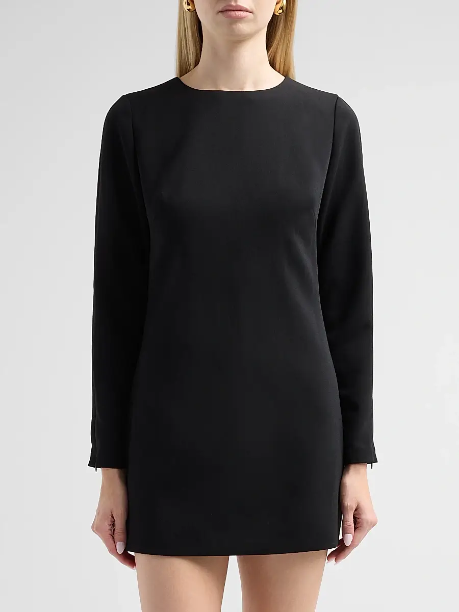 Milly Women's Audrey Crêpe Mini Dress | Thumbnail 5 Milly Women's Audrey Crêpe Mini Dress | Thumbnail 5